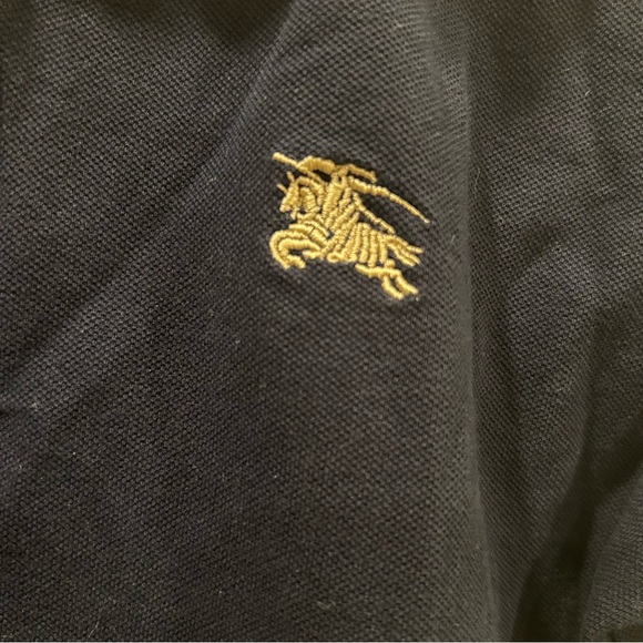 Burberry Kids Navy Blue Polo Shirt size 10-12 years old - Picture 2 of 6